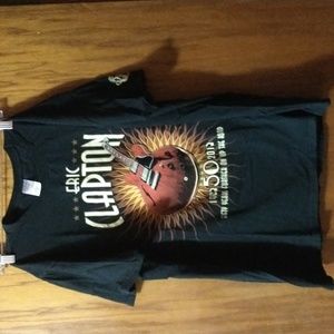 Eric Clapton 2013 Concert Tour T-shirt 50 Years Further on up the Road 50th